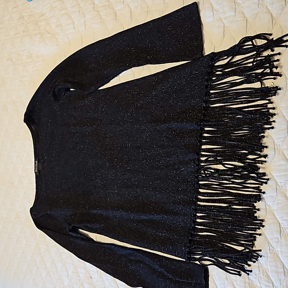 WHBM, black sweater, small